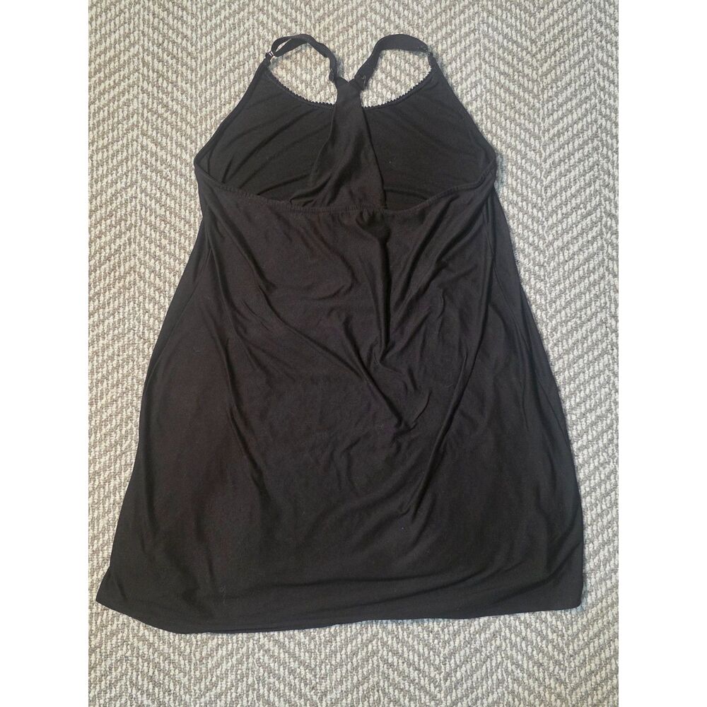 Secret Treasures Women's Large 12-14 Black Racerback Chemise Nightgown Dress
